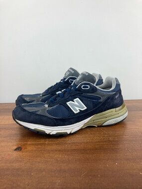 New Balance 993 Blue Suede Made In USA No Insoles WR993NV Women’s Size 7.5 2A.